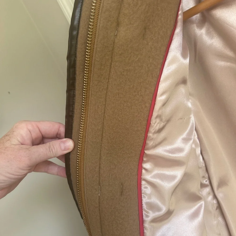 Boiled Wool Full Length Coat - Picture 3 of 6